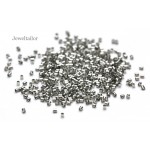 200-1000 Silver Plated Nickel Free Tube Crimp Beads 2mm ~ Jewellery Making Essentials